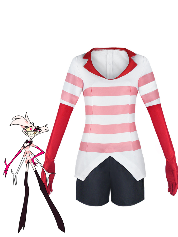 Hazbin Hotel Angel Dust Cosplay Costume