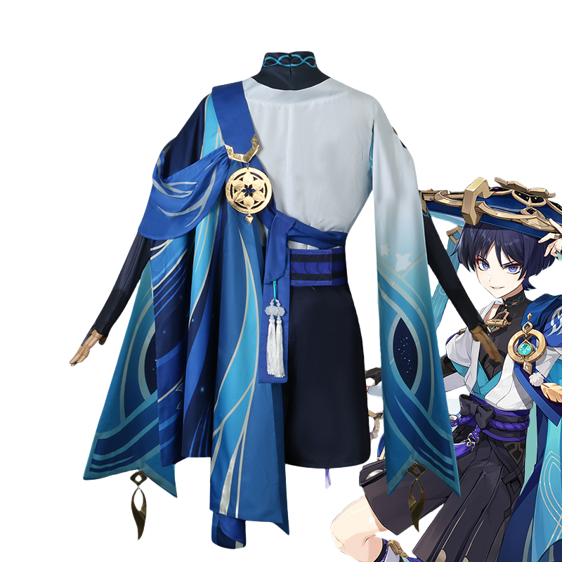 Genshin Impact Scaramouche Wanderer Cosplay Costume
