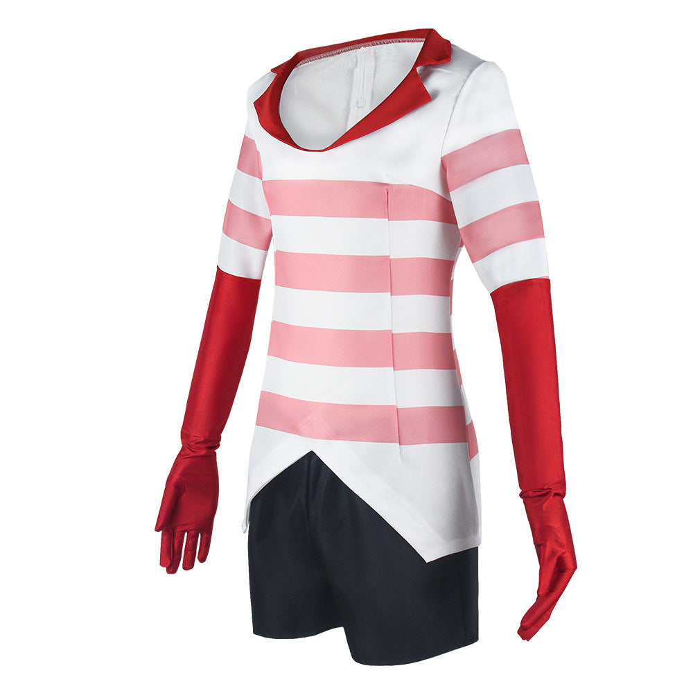 Hazbin Hotel Angel Dust Cosplay Costume