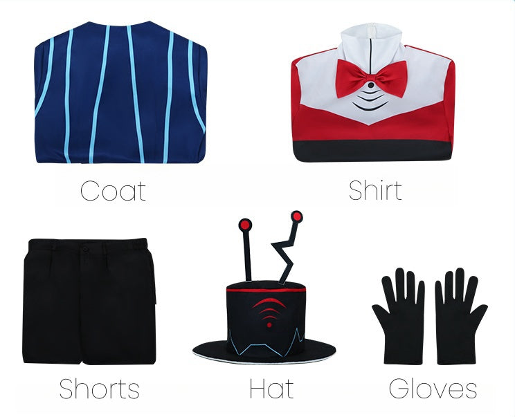 Hazbin Hotel Vox Cosplay Costume