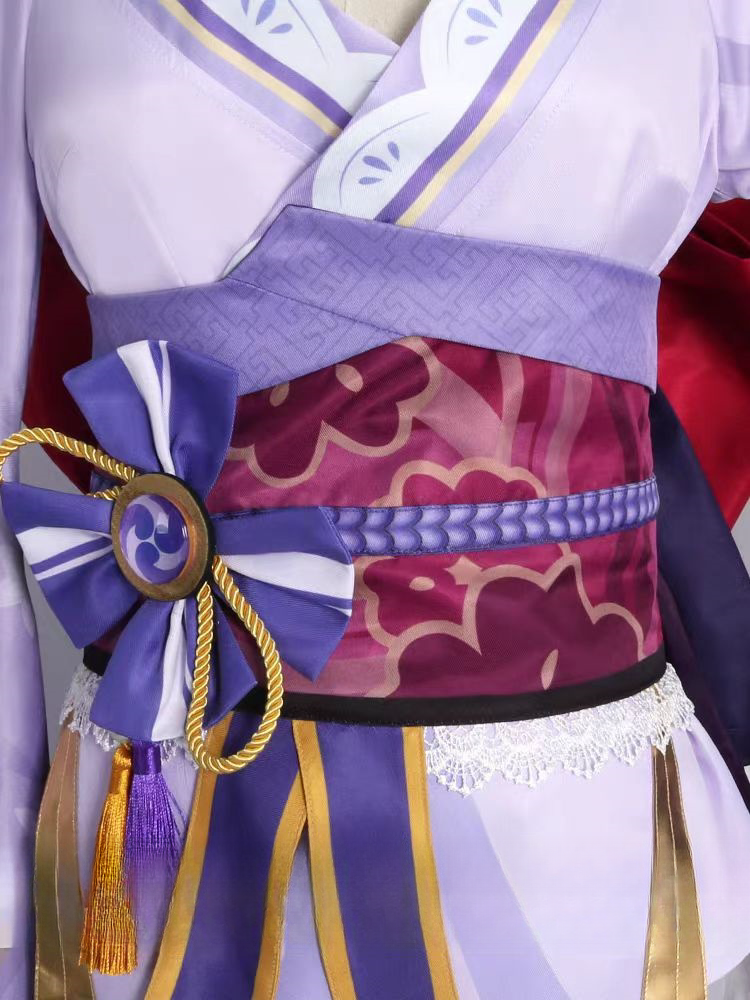 Genshin Impact Raiden Shogun Cosplay Costume