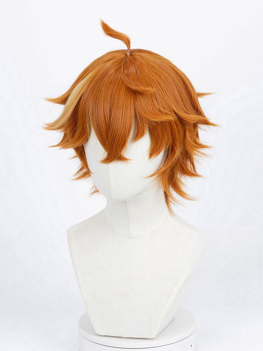 Genshin Impact Tartaglia Yellow Cosplay Wig