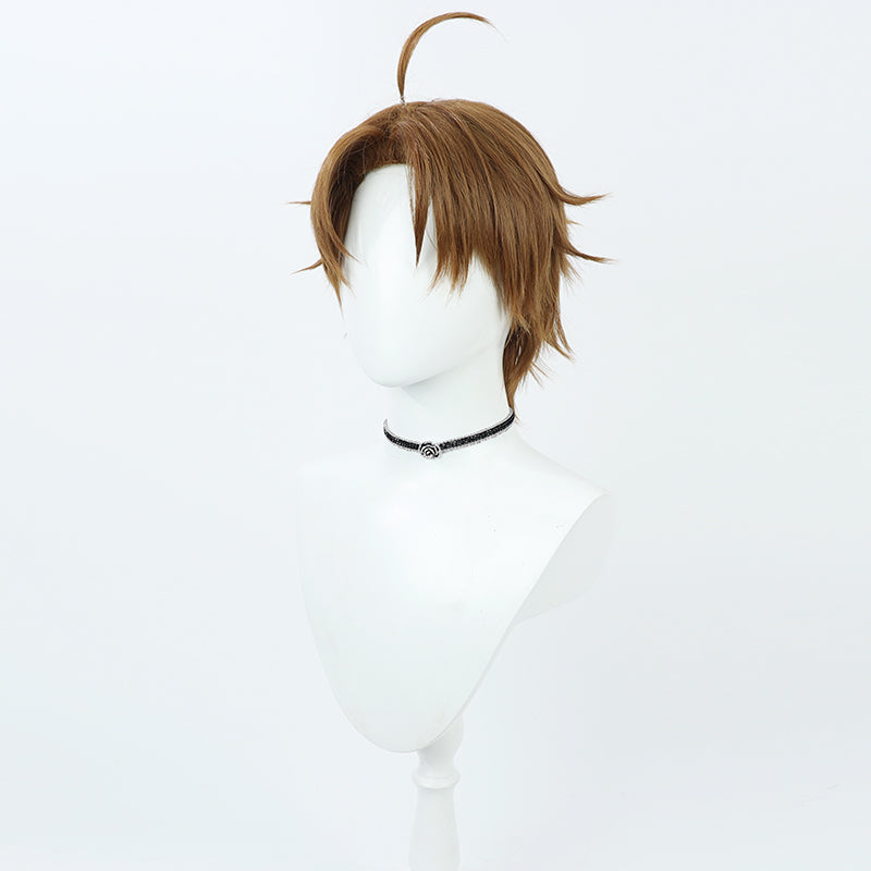 Mushoku Tensei: Jobless Reincarnation Rudeus Greyrat Brown Cosplay Wig