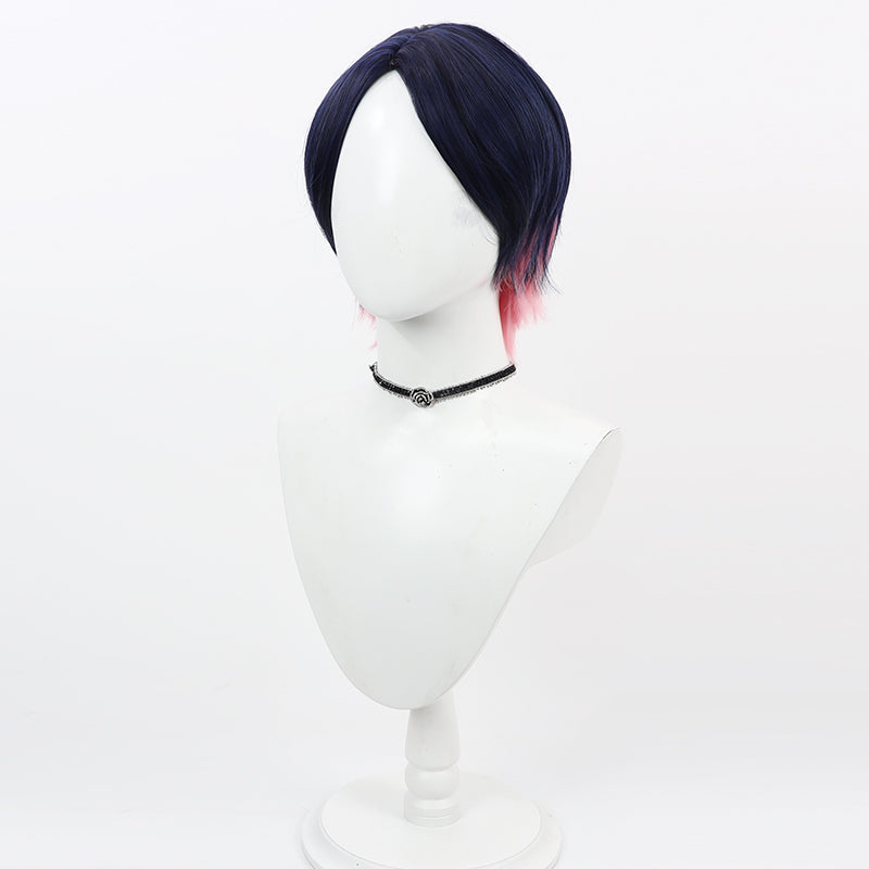 Valorant Clove Dark Blue to Pink Cosplay Wig