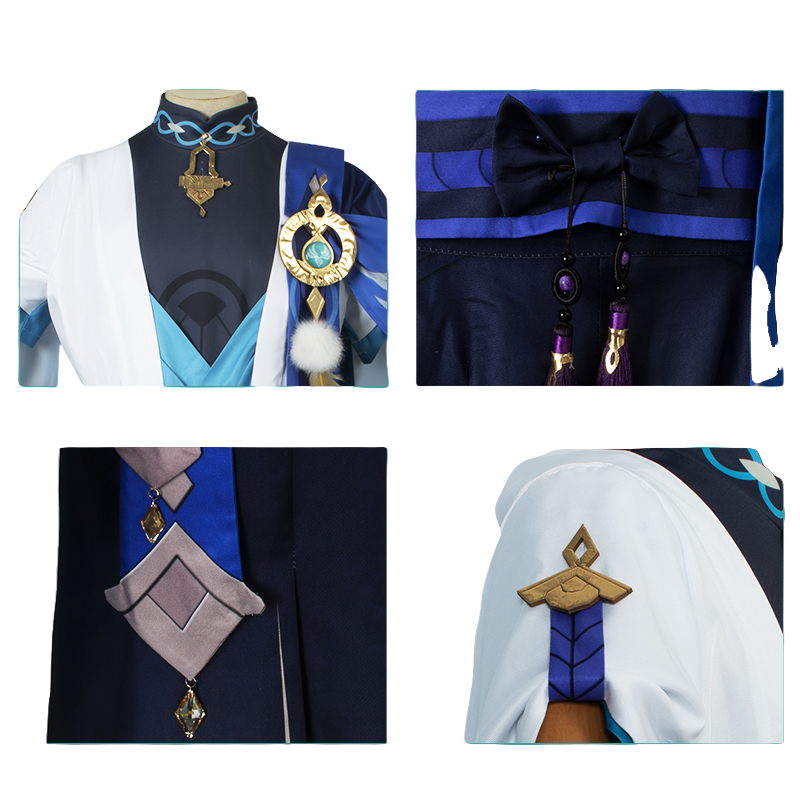 Genshin Impact Scaramouche Wanderer Cosplay Costume