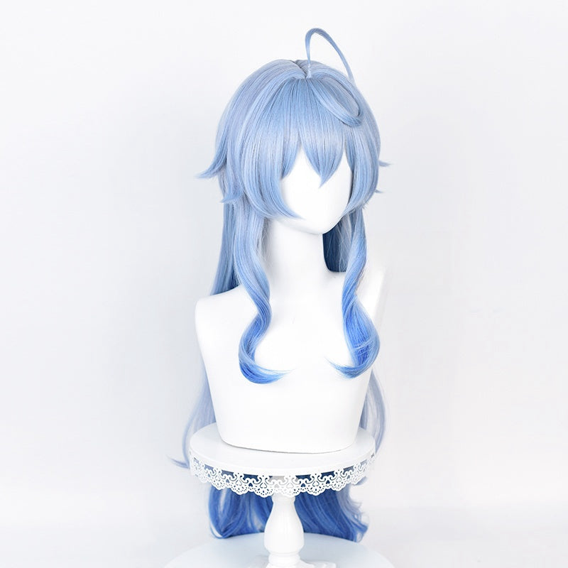Genshin Impact Ganyu Blue Cosplay Wig