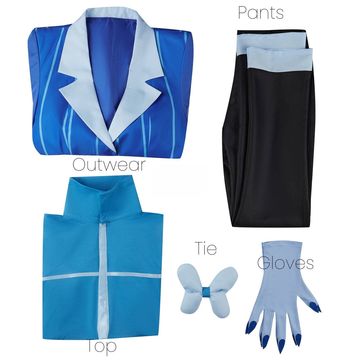 Hazbin Hotel Alastor 2P Radio Dämon Cosplay Costume