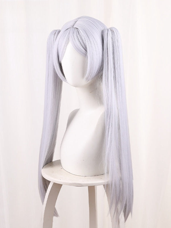 Frieren: Beyond Journey's End Frieren White Cosplay Wig
