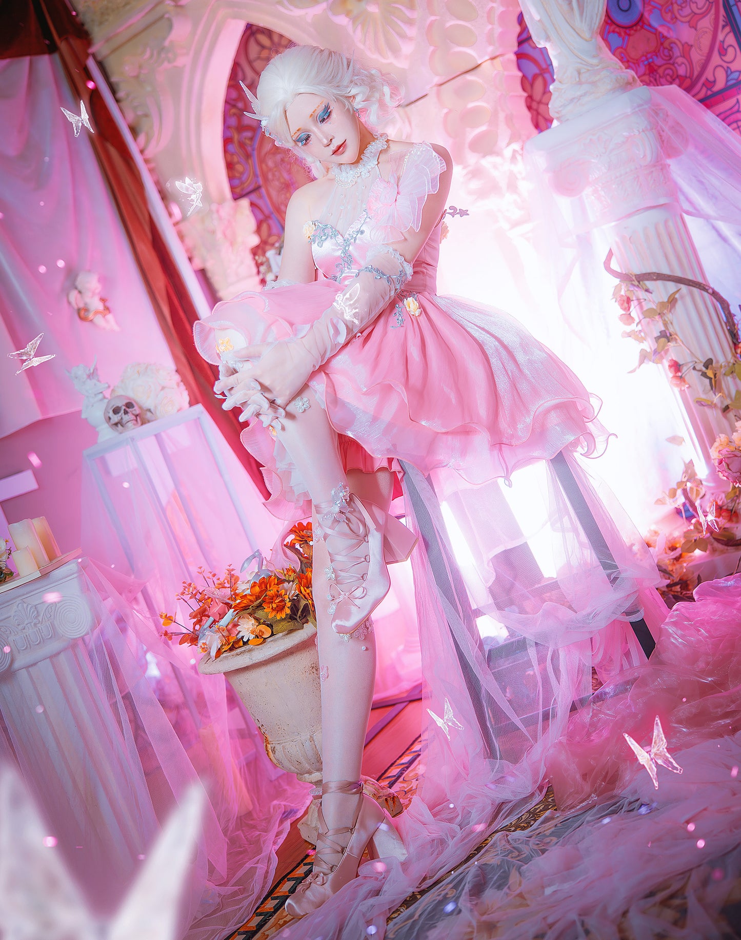 Identity V Female Dancer Margaretha Zelle Sylphide Cosplay Costume