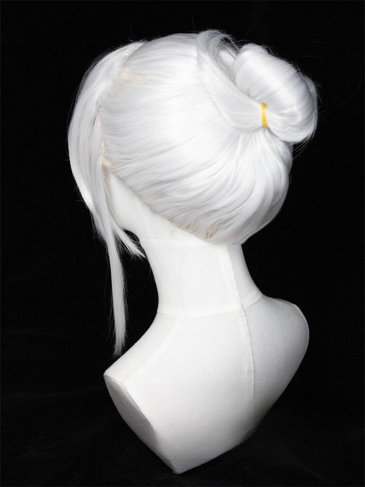 Valorant Jett White Cosplay Wig