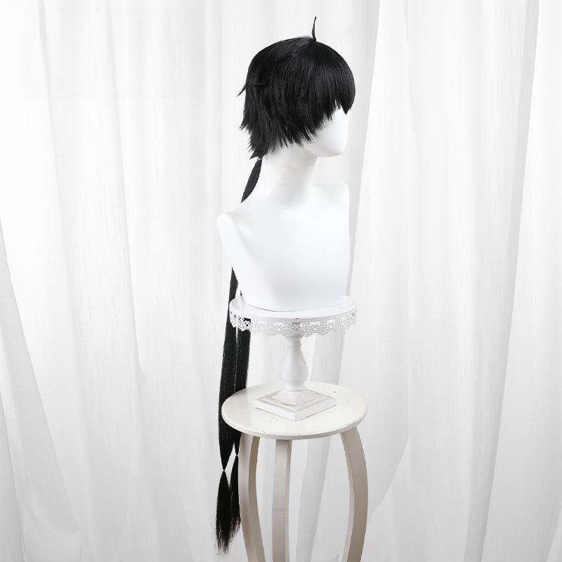 Wuthering Waves Rover Black Cosplay Wig