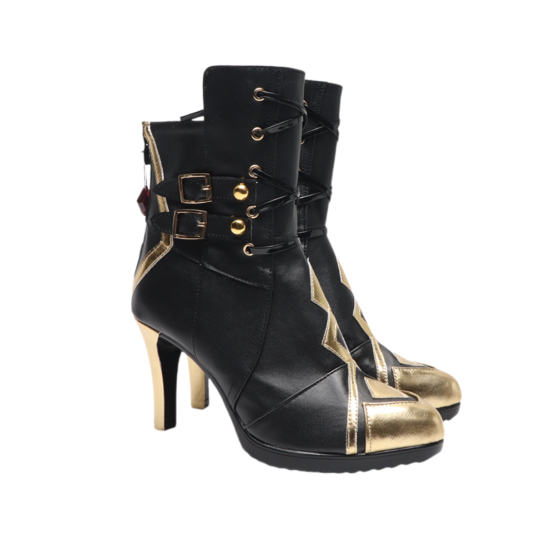 Genshin Impact Arlecchino Cosplay Shoes