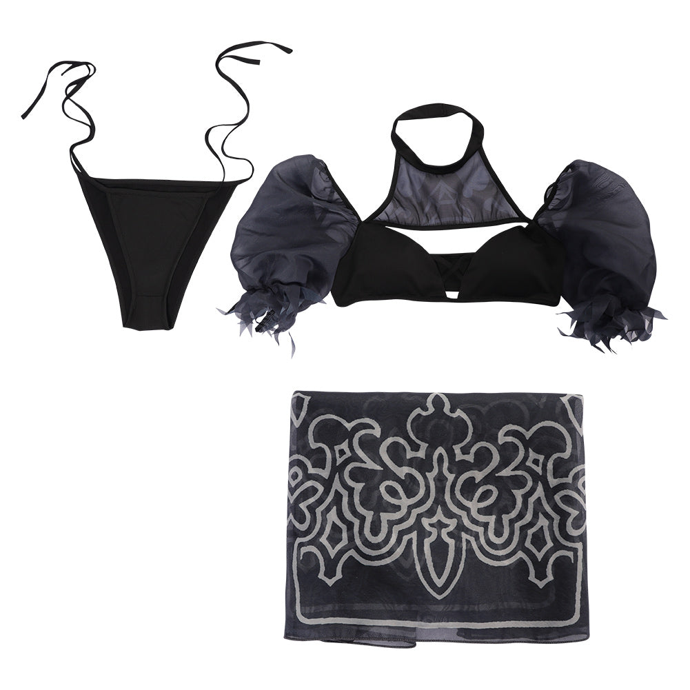 Nier: Automata YoRHa No.2 Type B 2B Douji Swimsuit Cosplay Costume
