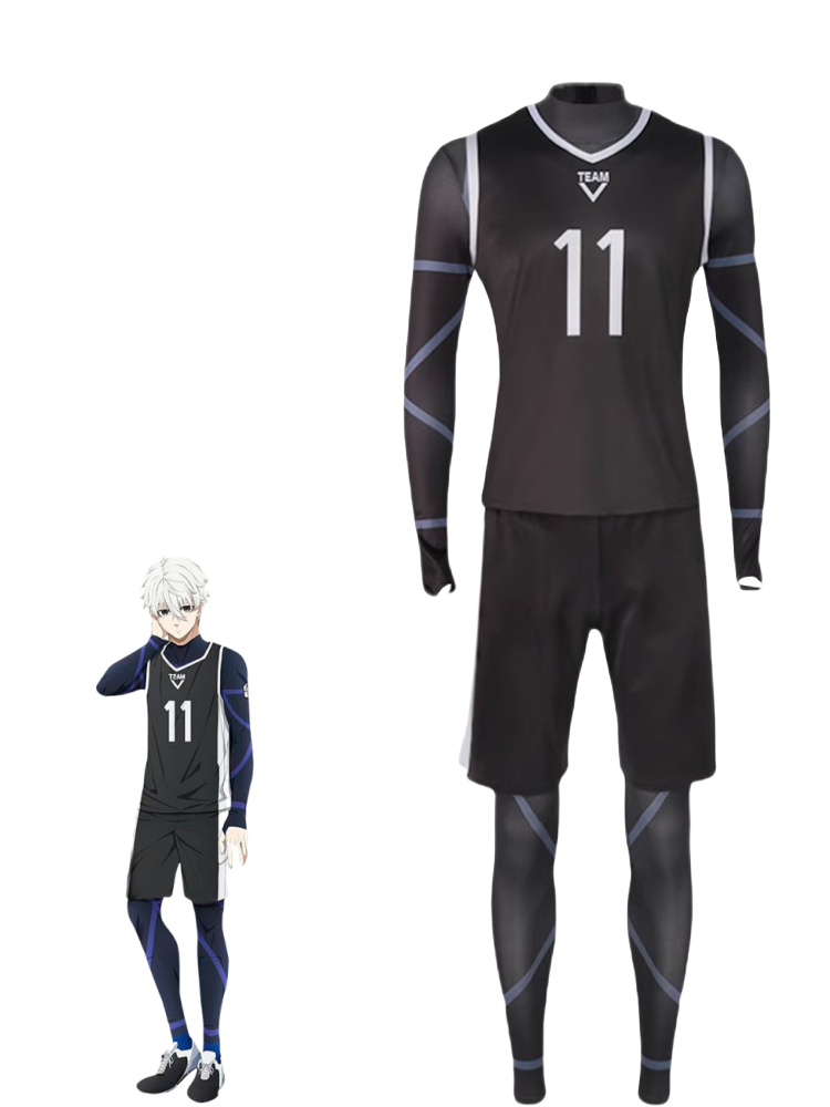Blue Lock Football Jersey Uniform Cosplay Costume