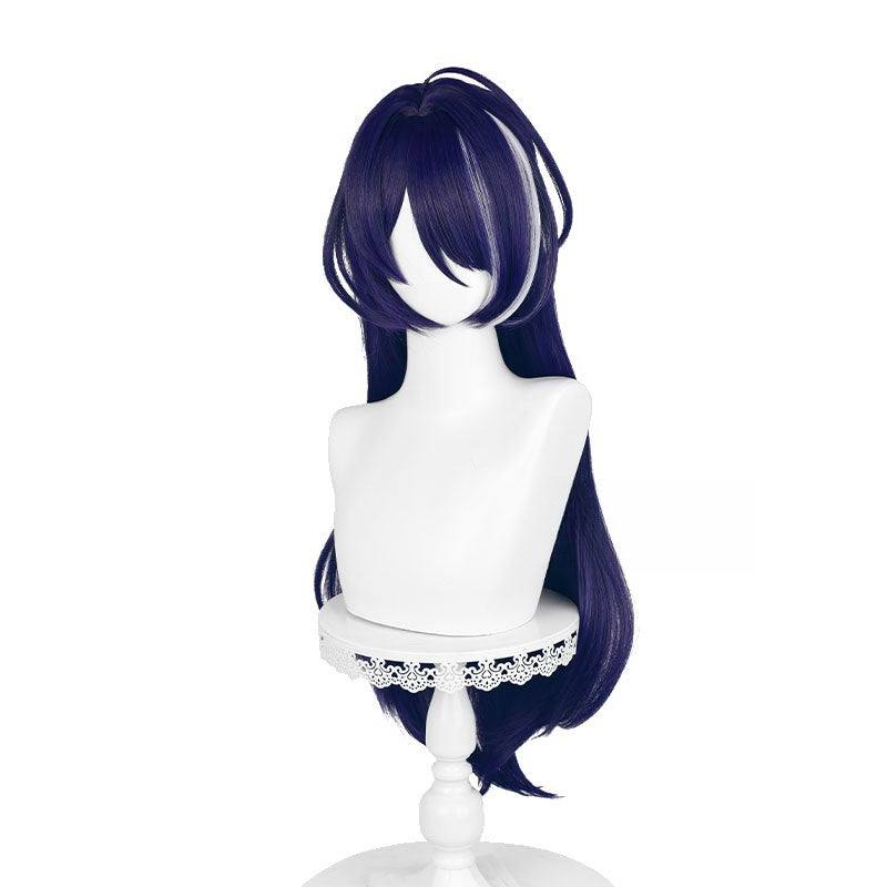 Honkai:Star Rail:Acheron White/Blue Cosplay Wig