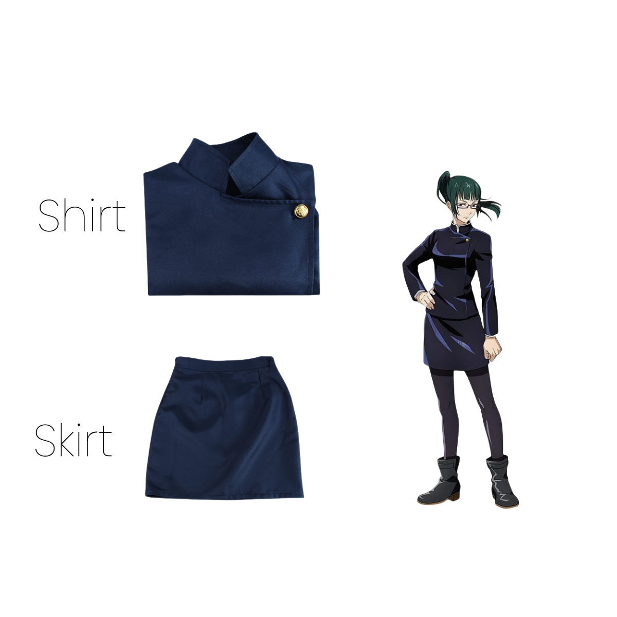 Jujutsu Kaisen Maki Zenin Cosplay Costume
