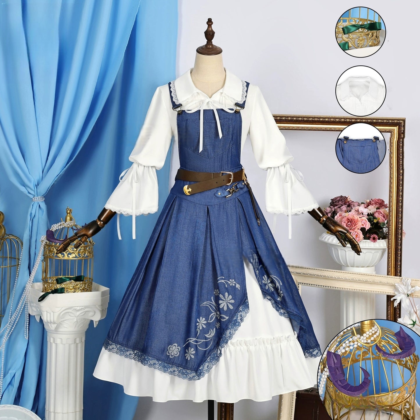Arknights Echo of Bagpipes Fiona Young Cosplay Costume