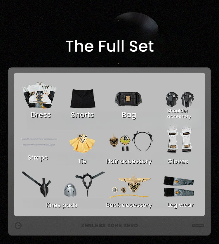 Zenless Zone Zero Anby Silver Soldier 0 Cosplay Costume