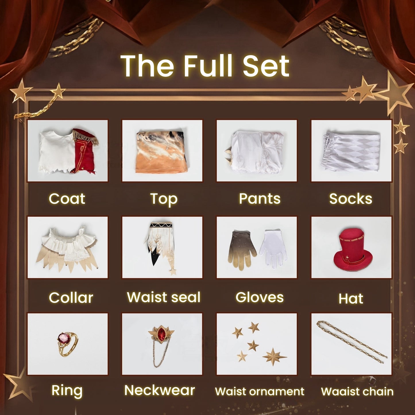 Identity V "Hullabaloo" Mike Morton Brightest Star Cosplay Costume