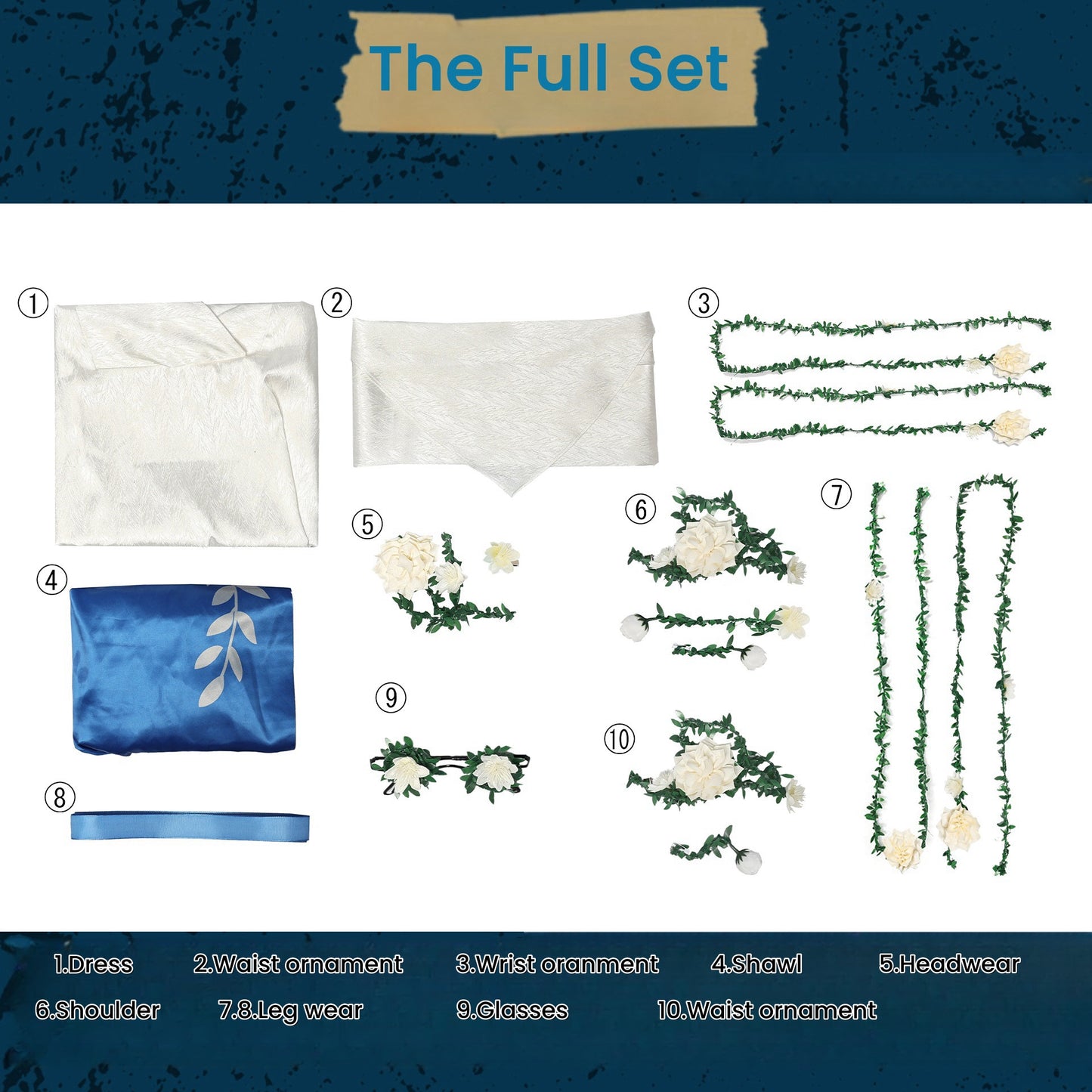 Identity V Patient Emil Sprit of the Lake Cosplay Costume