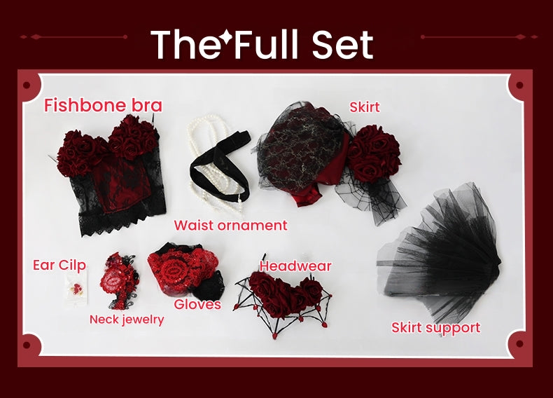 Identity V Bloody Queen Mary Halloween Cosplay Costume