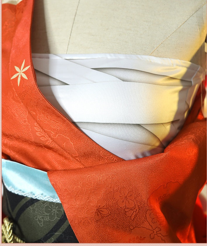 Genshin Impact Yoimiya Cosplay Costume