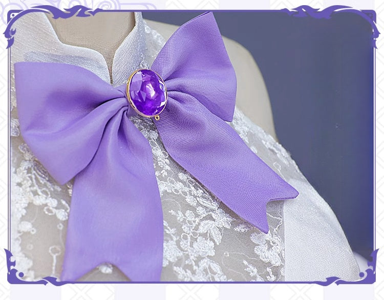 Genshin Impact Keqing Wedding Cosplay Costume