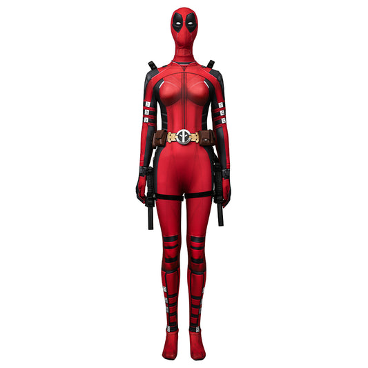 Deadpool 3 Lady Deadpool Jumpsuits Printed Version Cosplay Costume
