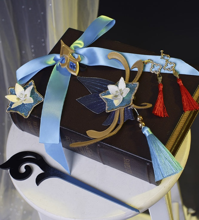 Genshin Impact Shenhe Frostflower Dew Skin Cosplay Costume