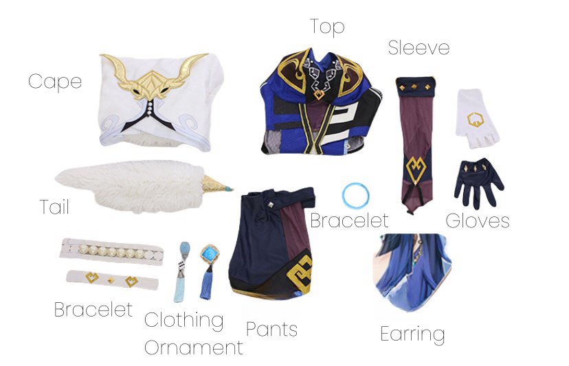 Genshin Impact Yelan Cosplay Costume