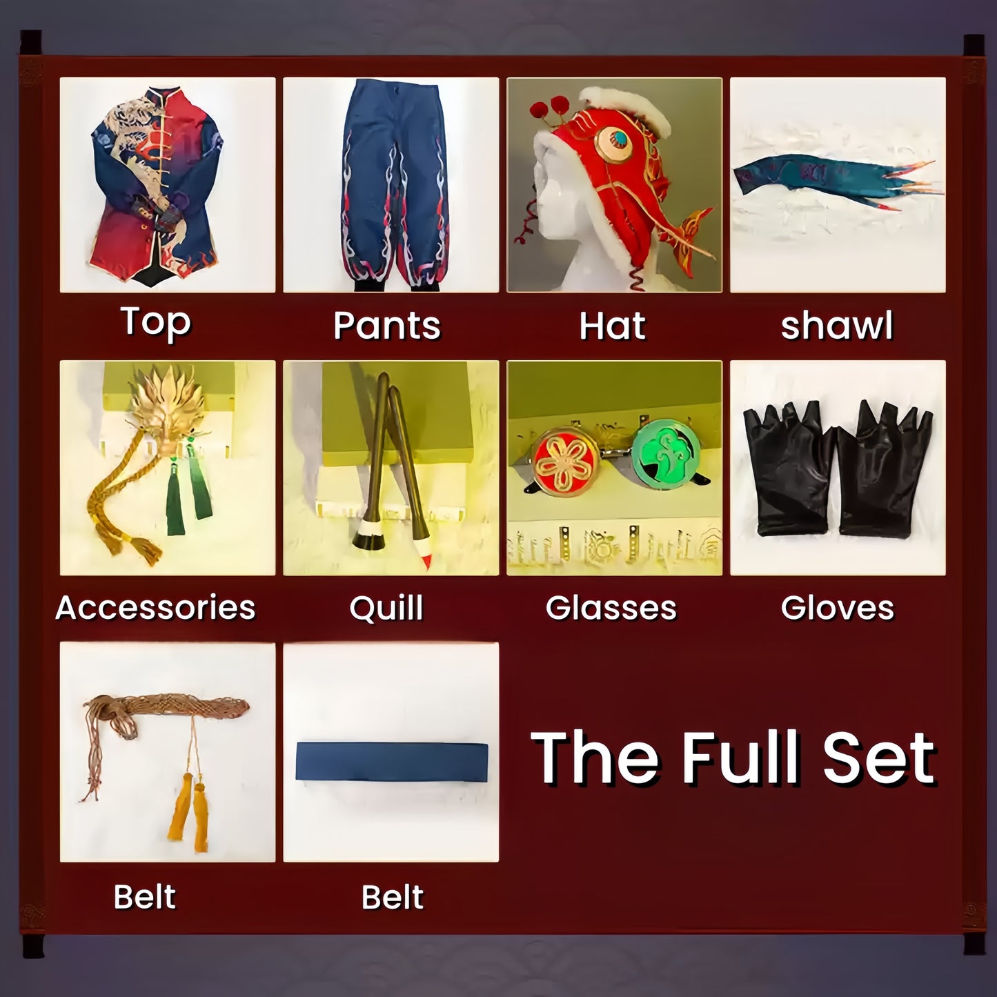 Identity V "Hullabaloo" Mike Morton Rain Pearl Cosplay Costume