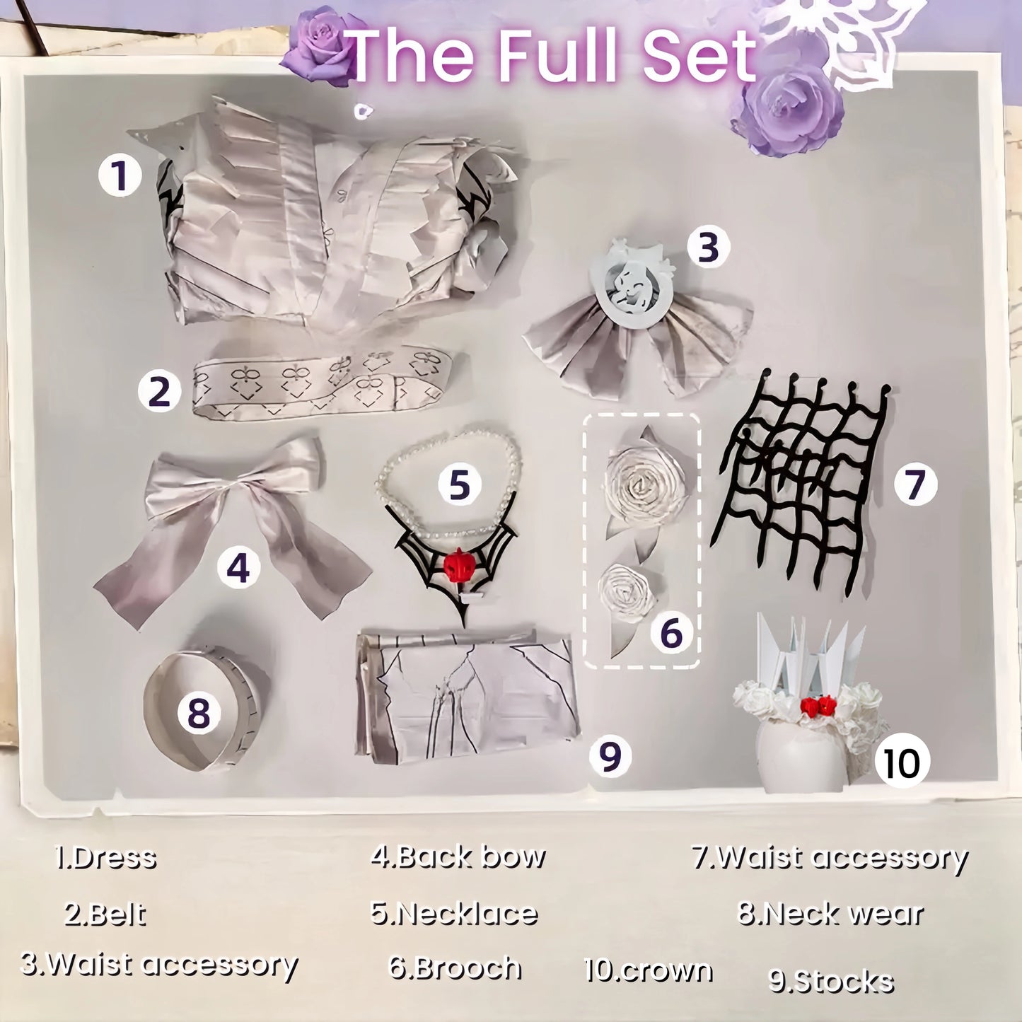 Identity V Mechanic Tracy Reznik Paper Heart Skin Cosplay Costume