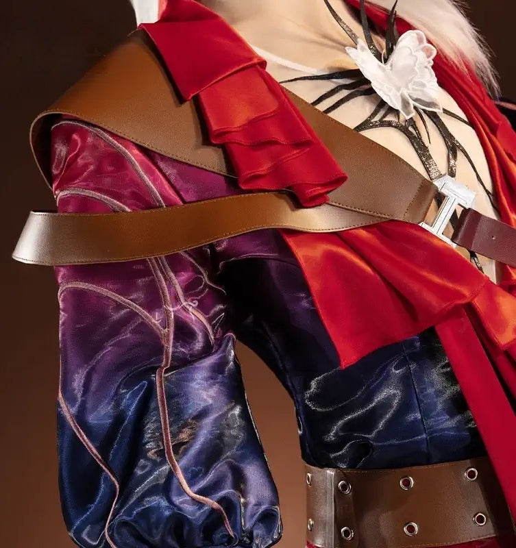 Identity V Mercenary Naib Subedar Man in Red Cosplay Costume