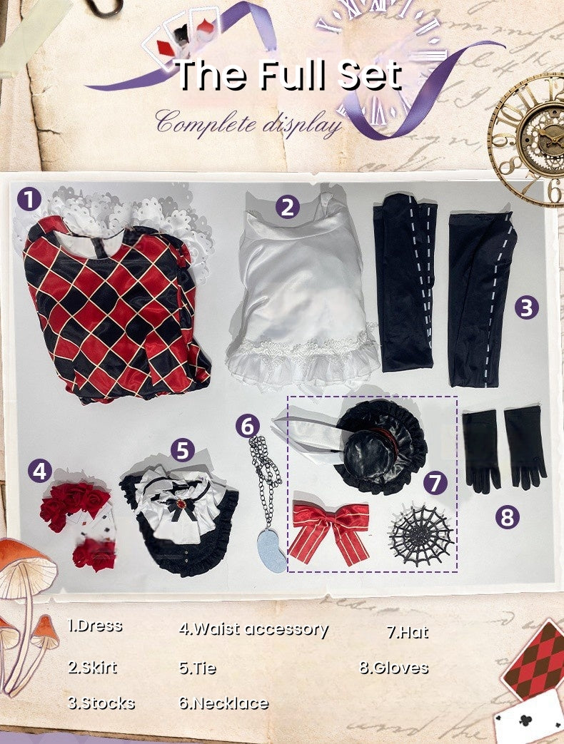 Identity V Emma Woods Gardener Black Fairy Tale Cosplay Costume