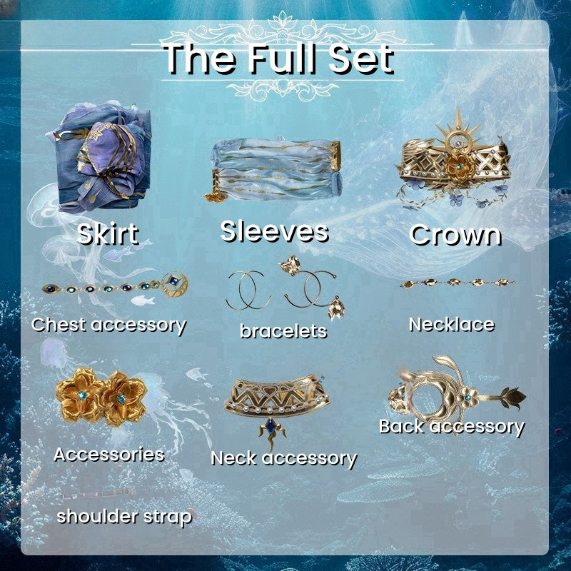 Identity V Fisherwoman Naiad Grace Weeping Goddess Cosplay Costume