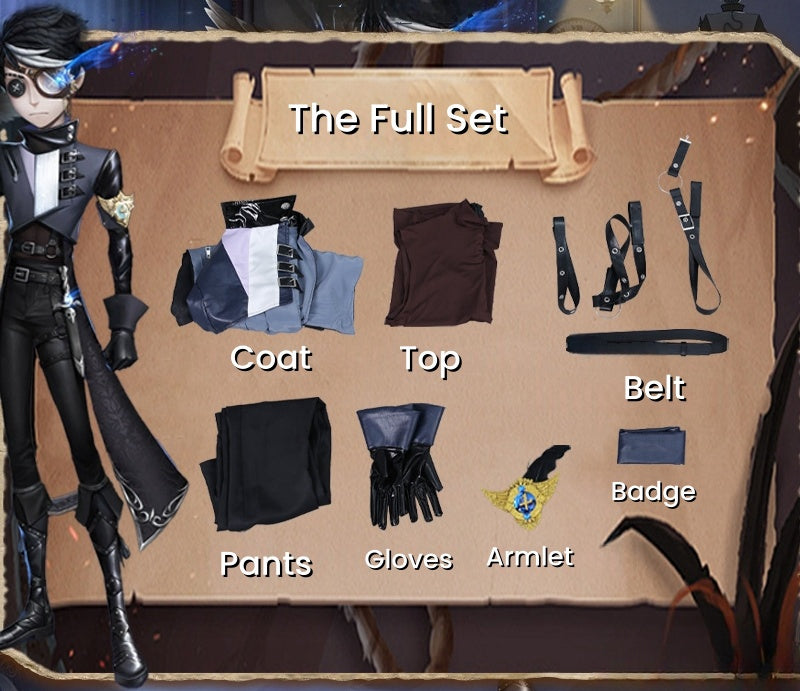Identity V Eli Clark Seer Noir Cosplay Costume