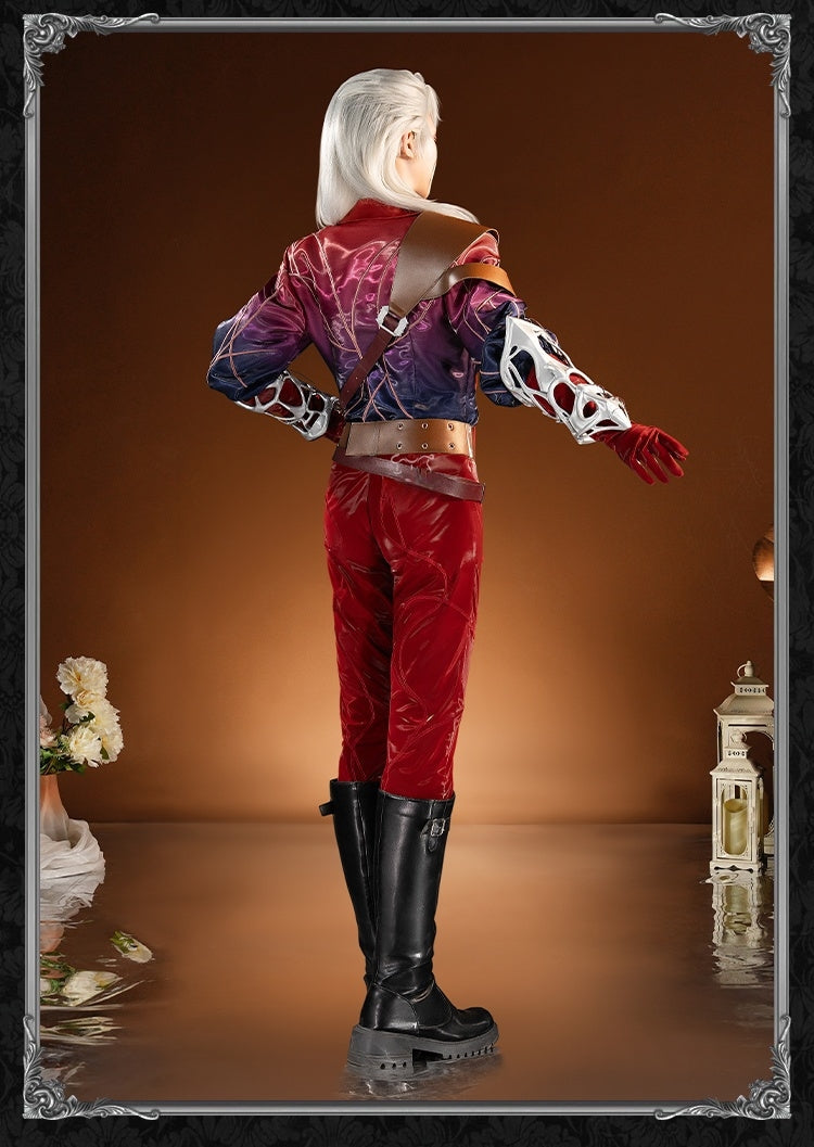 Identity V Mercenary Naib Subedar Man in Red Cosplay Costume