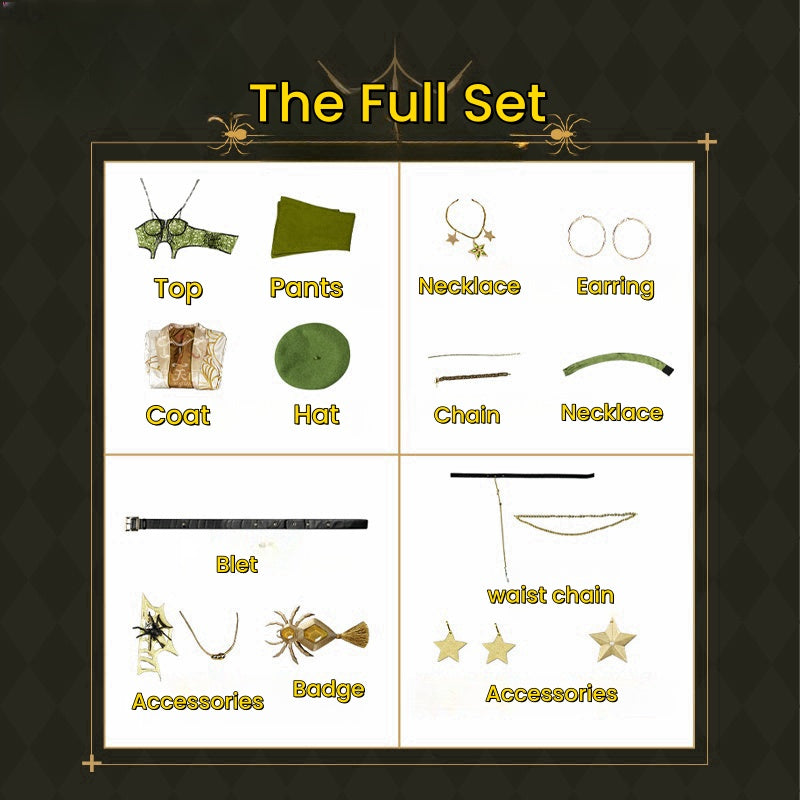 Identity V Barmaid Demi Bourbon Proofreader Cosplay Costume