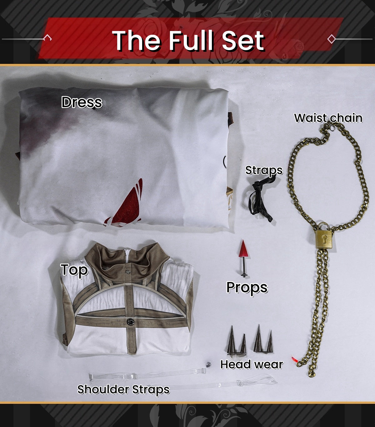 Identity V Little Girl Compasso Cosplay Costume
