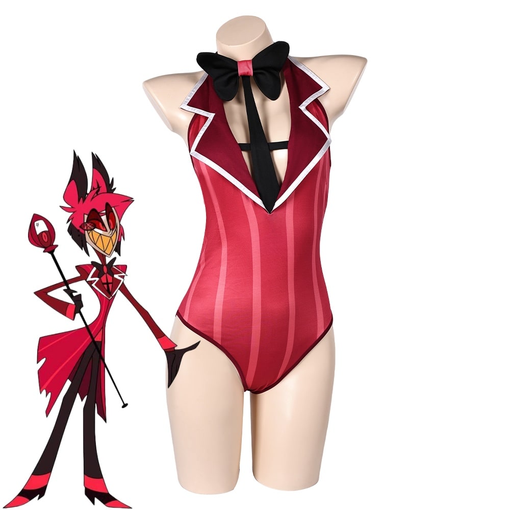 Hazbin Hotel Alastor Swimsuit Cosplay Costume