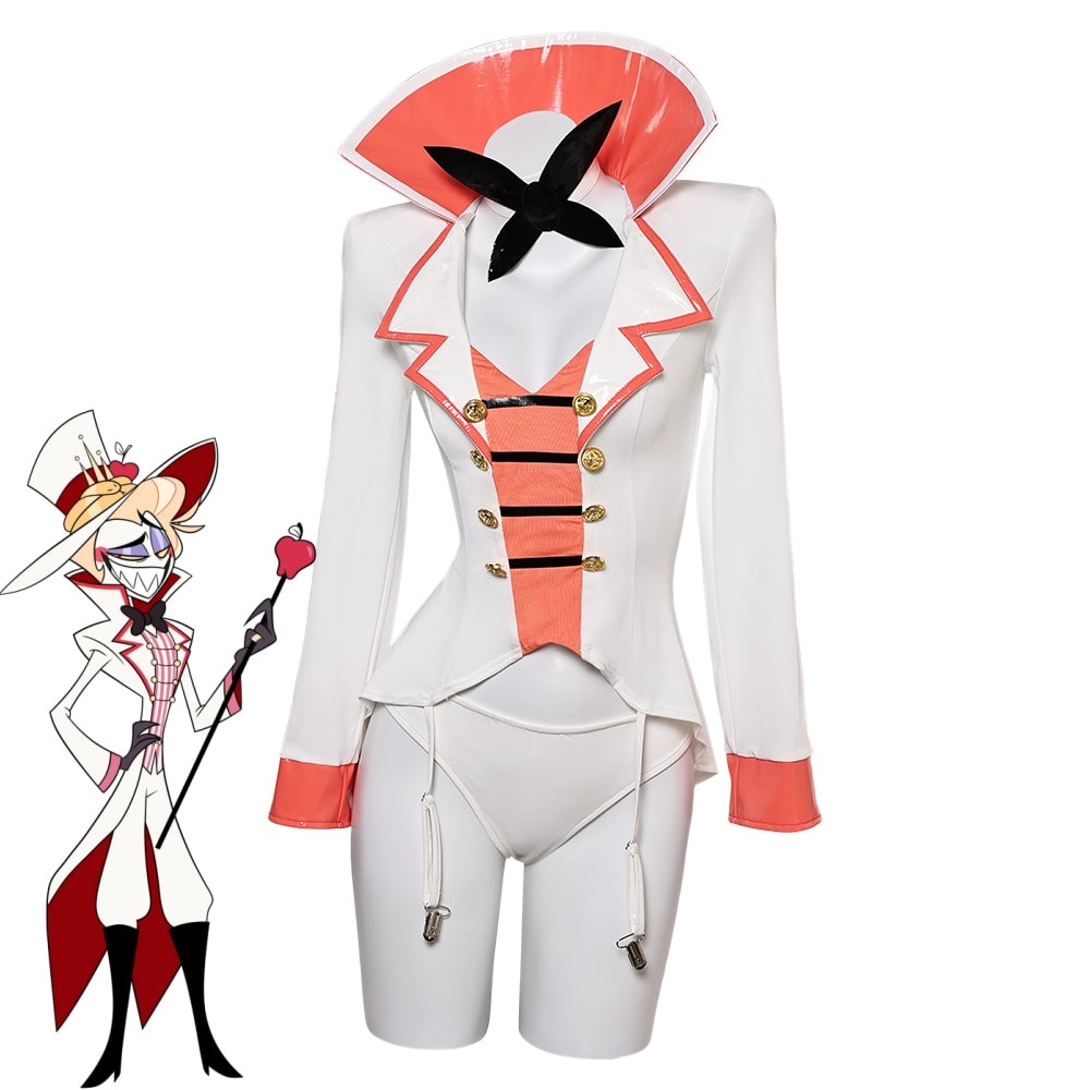 Hazbin Hotel TV Lucifer Morningstar Women Sexy Set Party Carnival Halloween Cosplay Costume