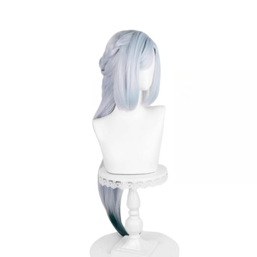 Genshin Impact Shenhe Frostflower Dew Skin White Cosplay Wig