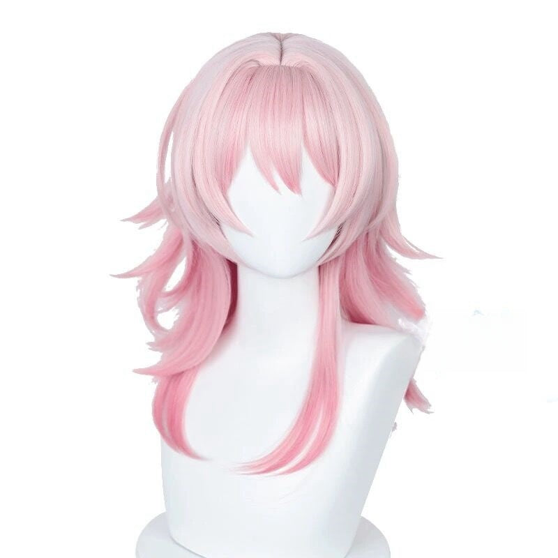 Honkai Star Rail March 7th Pink Cosplay Wig