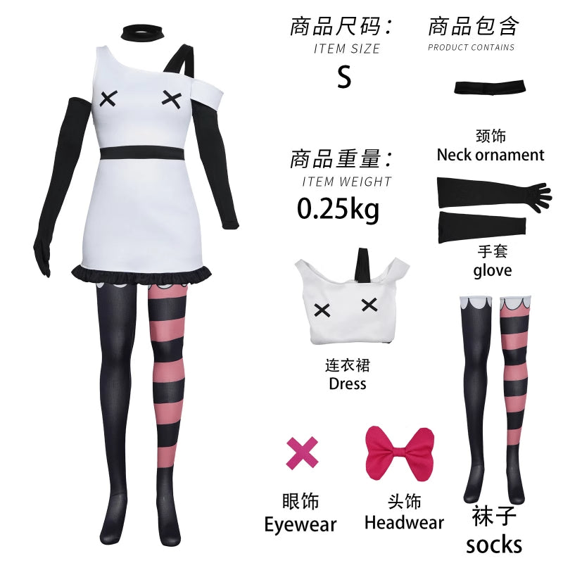 Hazbin Hotel Vaggie Cosplay Costume
