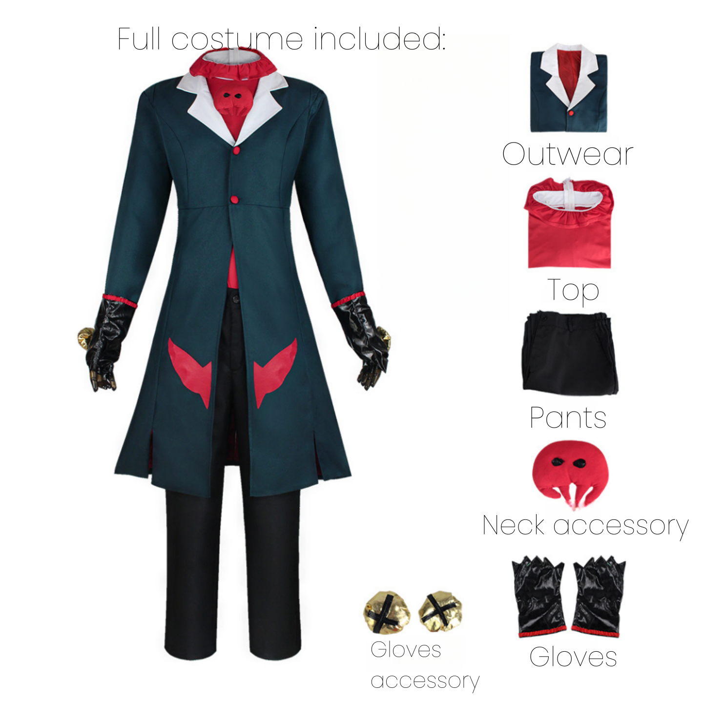 Hazbin Hotel Blitzo Buckzo Cosplay Costume