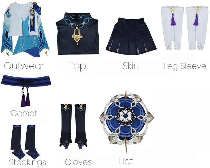 Genshin Impact Scaramouche Wanderer Cosplay Costume