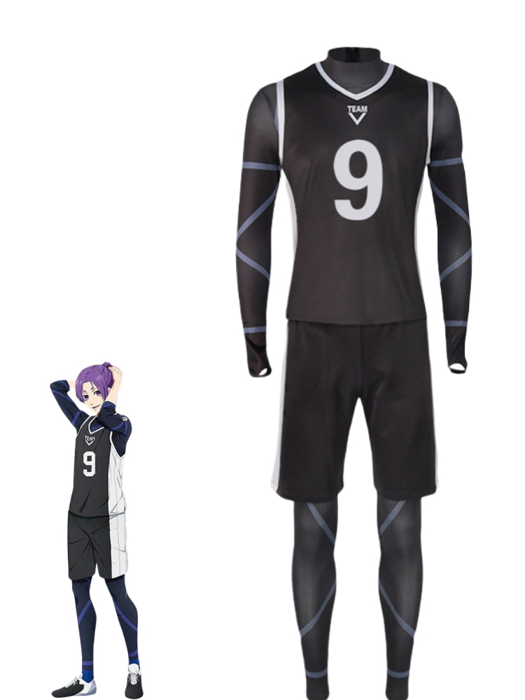 Blue Lock Football Jersey Uniform Cosplay Costume