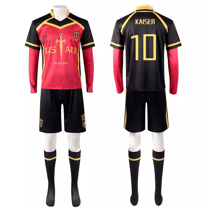 Blue Lock Football Jersey Uniform Cosplay Costume