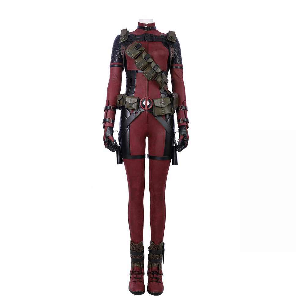 Lady Deadpool Wanda Wilson Halloween Cosplay Costume
