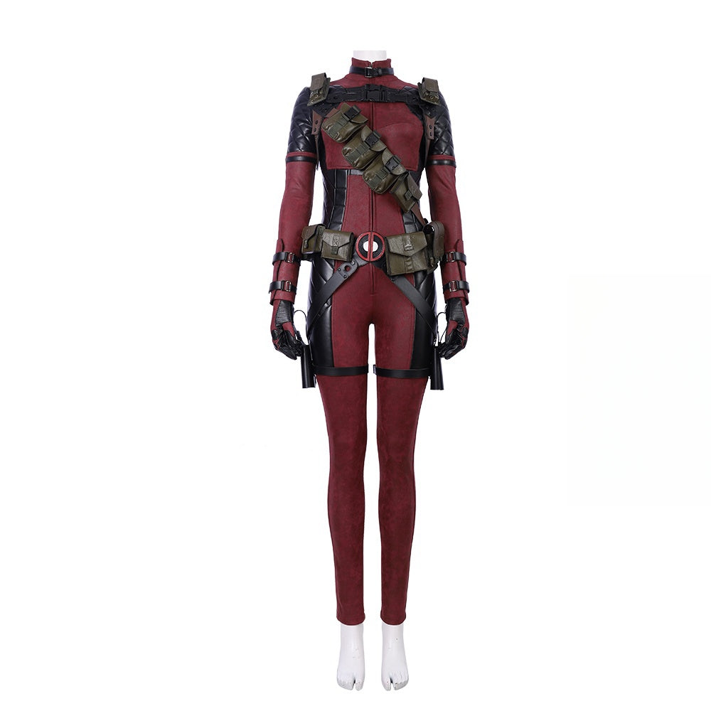 Lady Deadpool Wanda Wilson Halloween Cosplay Costume